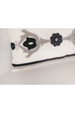 Damask Suzene Punch ( Panç ) Nakışlı Dekoratif Kırlent Kılıfı 45x45 Cm Naturel - Görsel 6