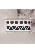 Bond Suzene Punch ( Panç ) Nakışlı Dekoratif Kırlent Kılıfı 45x45 Cm Naturel - Görsel 4