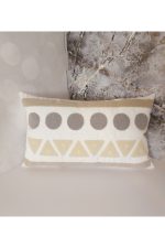 Bond Suzene Punch ( Panç ) Nakışlı Dekoratif Kırlent Kılıfı 45x45 Cm Naturel - Görsel 5