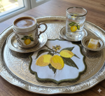 LİMON DESEN SUNUM PEÇETESİ 14X15 CM - Görsel 2